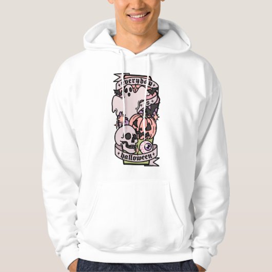 Veste À Capuche Halloween tous les jours (Devant)