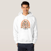 Veste À Capuche Halloween Vibes Boho Arc-en-ciel Automne Halloween (Devant entier)