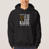 Veste À Capuche Ham Radio Operator Quote Wireless Operator (Devant)