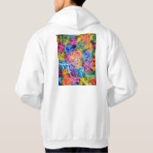 Veste À Capuche Hamburg Germany City Map (Dos)