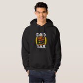 Veste À Capuche Hamburger fiscal papa (Devant entier)
