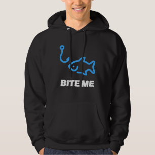 Veste À Capuche Hameçon de pêche Mords Moi Pour n'importe quel roi