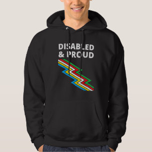 Veste À Capuche Handicapés & Fières  Fierté des personnes handicap