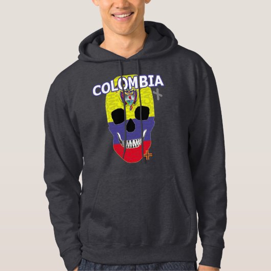 Veste À Capuche HANDSKULL Colombie Sweatshirt capoté B2 (Devant)