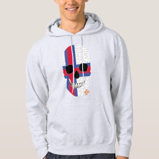 Veste À Capuche HANDSKULL Îles Féroé Sweatshirt à capuchon B2 (Devant)