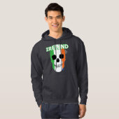 Veste À Capuche HANDSKULL Irlande Sweatshirt à capuchon B2 (Devant entier)