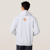 Veste À Capuche HANDSKULL Rebel Sweatshirt à capuchon bleu B2 (Dos entier)