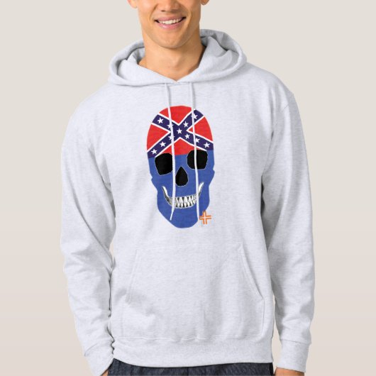Veste À Capuche HANDSKULL Rebel Sweatshirt à capuchon bleu B2 (Devant)