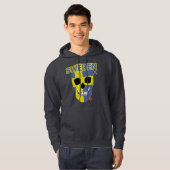 Veste À Capuche HANDSKULL Suède Sweatshirt à capuchon B2 (Devant entier)
