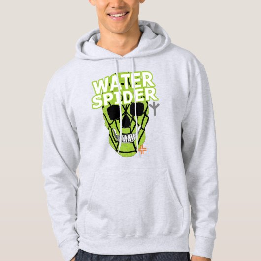 Veste À Capuche HANDSKULL Sweatshirt à capot vert Web B2 (Devant)