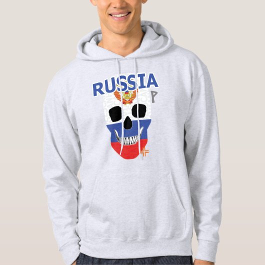 Veste À Capuche HANDSKULL Sweatshirt à capuchon russe B2 (Devant)