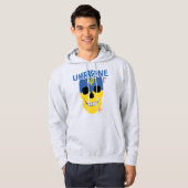 Veste À Capuche HANDSKULL Ukraine Sweatshirt capoté B2 (Devant entier)