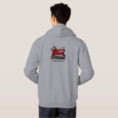 Veste À Capuche Handyman Carpenter Tool Box Design Sweatshirt (Dos entier)