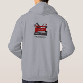 Veste À Capuche Handyman Carpenter Tool Box Design Sweatshirt (Dos)