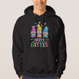 Veste À Capuche Happy Easter Day 2023  Bunny Gnome Hug Easter Eggs