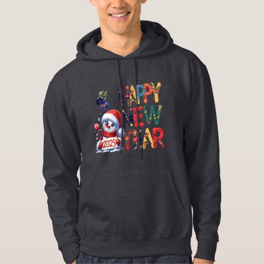 Veste À Capuche happy new year 2025 (Devant)