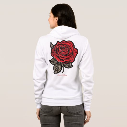 Veste À Capuche Harmonie de Scarlet (Dos entier)