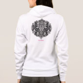 Veste À Capuche Harmonie Florale Dentelle (Dos)