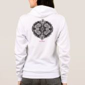 Veste À Capuche Harmonie Florale Dentelle (Dos)