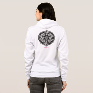 Veste À Capuche Harmonie Florale Dentelle