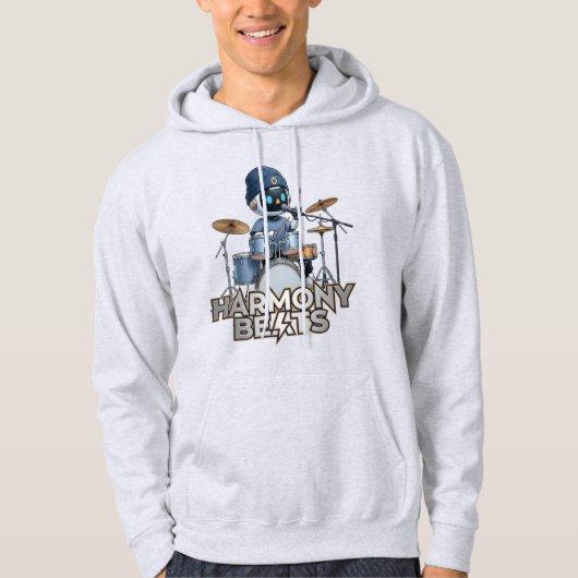Veste À Capuche Harmony Beats – Zedoura Batteur (Devant)
