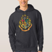 Veste À Capuche Harry Potter | Blason de Poudlard - Couleurs compl (Devant)