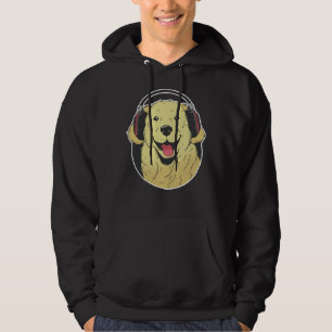 Veste À Capuche Headphone Golden Retriever