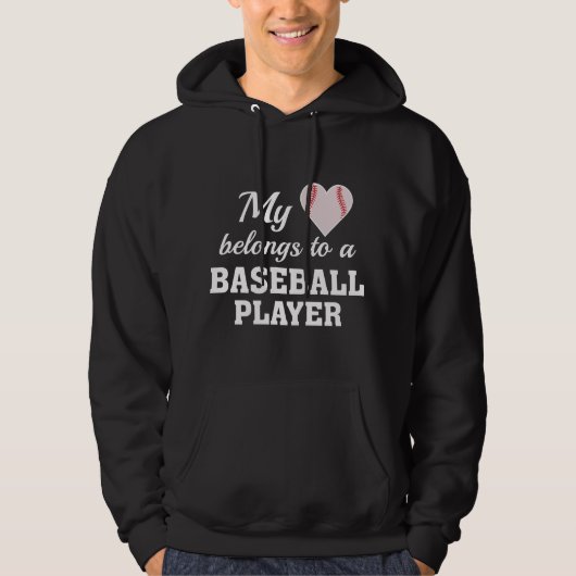 Veste À Capuche Heart Belongs Baseball (Devant)