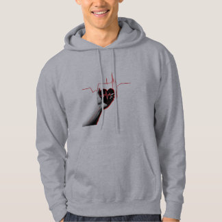 Veste À Capuche Heartbeat Love Design – Hand Holding Heart