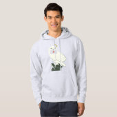 Veste À Capuche Hedwig avec lettre dessin fantaisiste (Devant entier)