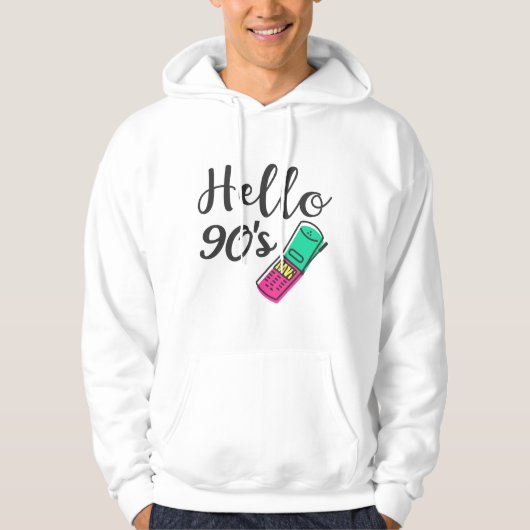 Veste À Capuche Hello 90s Cellphone (Devant)