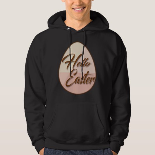 Veste À Capuche Hello Easter – Minimal Egg Design - camiseta (Devant)