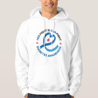 Veste À Capuche Her Fight Is Our Fight – Diabetes Awareness