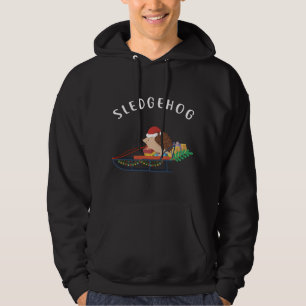Veste À Capuche Hérisson, drôle mignon animal Hérisson Noël