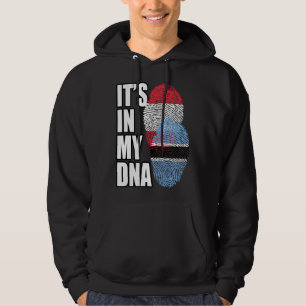 Veste À Capuche Héritage de drapeau d'ADN mixte botswanais et autr
