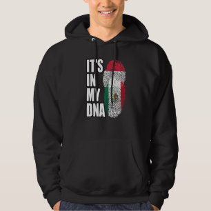 Veste À Capuche Héritage de drapeau d'ADN mixte hongrois et mexica