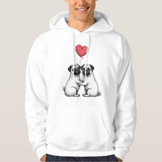 VESTE À CAPUCHE HEUREUSE SAINTE-VALENTIN !