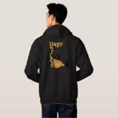 Veste À Capuche Heureuse sorcière d'Halloween (Dos entier)