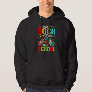 Veste À Capuche Heureux Prêt à Rock Lycée Rentrée Scolaire Gui