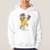 Veste À Capuche Hibou écrivant (Devant)