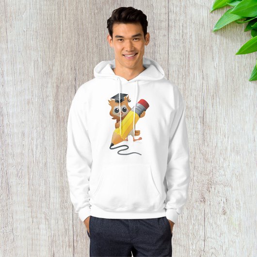 Veste À Capuche Hibou écrivant