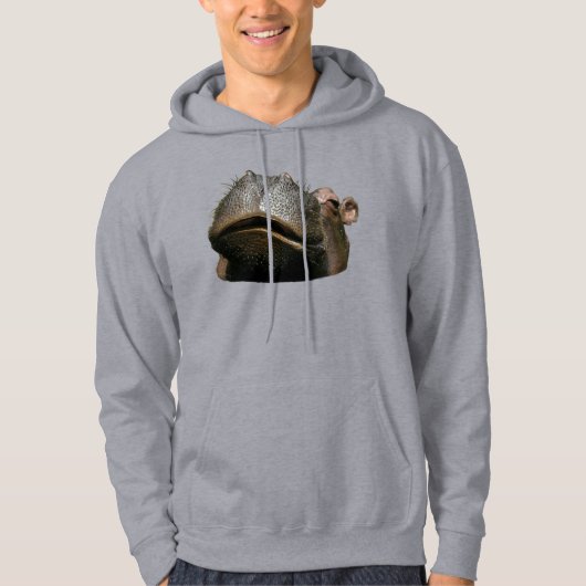 Veste À Capuche Hippopotame Sweatshirt à capuche de base (Devant)