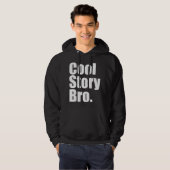 Veste À Capuche Histoire fraîche Bro. Sweatshirt à capuchon foncé (Devant entier)
