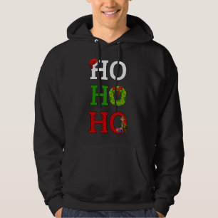 Veste À Capuche Ho Ho Ho Joyeux Elf de Noël