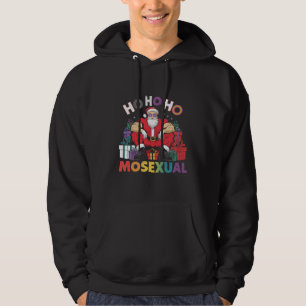Veste À Capuche Ho Ho Ho Mosexuel Gay Santa LGBT Fierté Gay Noël
