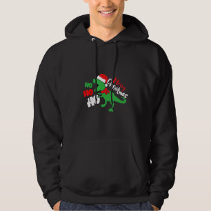 Veste À Capuche Ho Ho Ho Père Noël Rex Dinosaur Noël Dino Si