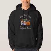 Veste À Capuche Hocus Pocus I Need Coffee to Focus Halloween Teach (Devant)
