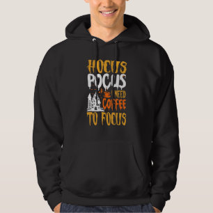 Veste À Capuche Hocus Pocus J'ai besoin de café pour me concentrer
