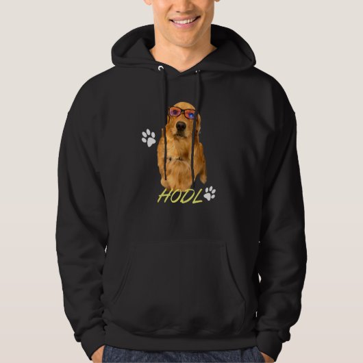 Veste À Capuche Hodl d'or (Devant)