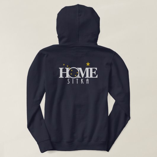 Veste À Capuche HOME Sitka Alaska (Design dos)